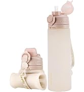 TakeToday Collapsible Water Bottles 20oz, Leak Proof, BPA-Free, Foldable Silicone Travel Water Bo...