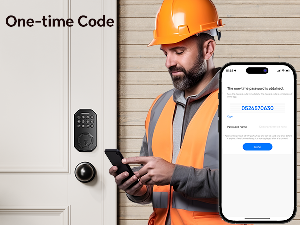 keyless entry door lock