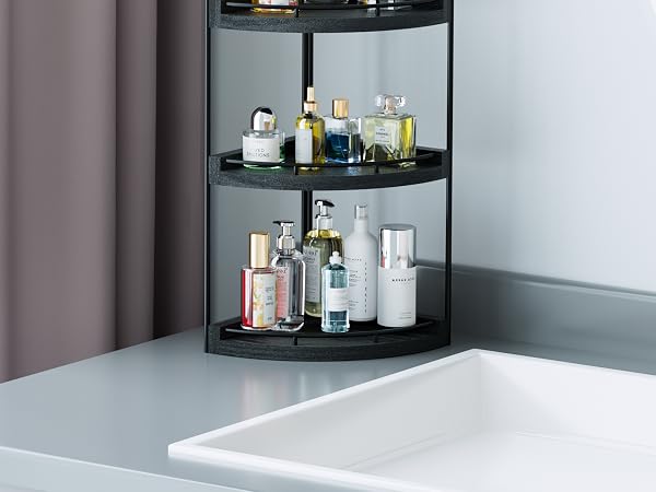 corner bathroom counter organizer