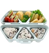 UrBestChoose 6 Cavity Triangle Onigiri Mold, Rice Ball Maker, Make 6 Rice Balls at Once, Multifun...