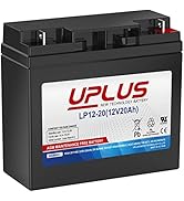 UPLUS 12V 20Ah Deep Cycle AGM Battery, LP12-20 Rechargeable SLA Batteries, Replace for EXP12200, ...