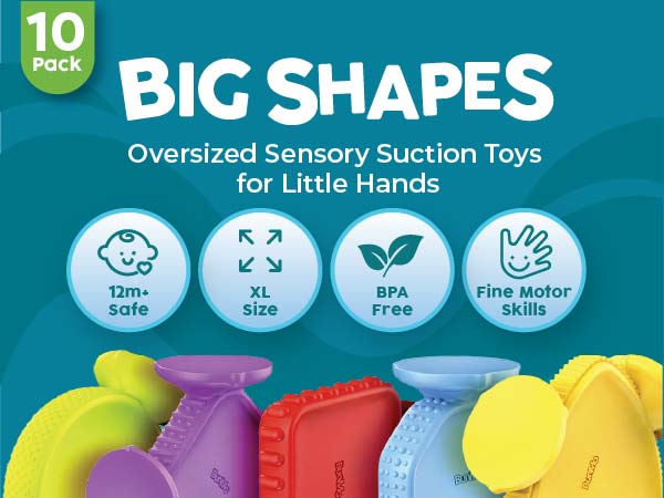 Big Shapes Silly Suckers 10pk