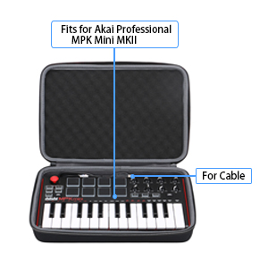 Akai Professional MPK Mini MKII | 25-Key Ultra-Portable USB MIDI Drum Pad & Keyboard Controller