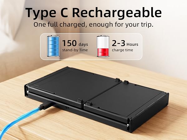 rechargeable foldable keyboard