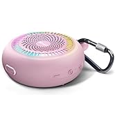 Bluetooth Shower Speaker Waterproof - Small Portable Bluetooth Speaker Wireless with Clip - Power...