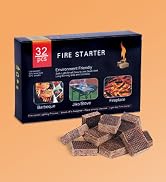 HGD Fire Starter, Natural Fire Starters for BBQ, Campfire, Fireplace, Charcoal, Wood Stove, Chimn...