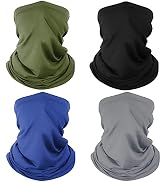 Neck Gaiter Bandana Face Mask: Sun Cooling Scarf Gator Cover Head for Men Women