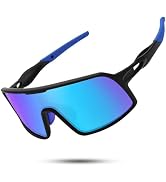 SEKKAF Polarized Sports Sunglasses for Men and Women Cycling Glasses UV400 Protection Goggles for...