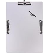 11x17 Metal Aluminum Clipboard with Pen Holder,Ledger/A3/Legal Size Vertical Clipboard,Drawing Bo...
