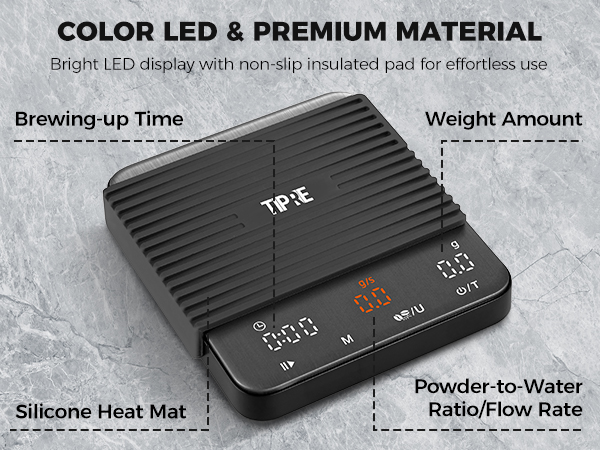 Coffee scale espresso scale with timer mini coffee scale with timer digital coffee bean scale