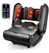 2 in 1 Shiatsu Foot Massager Machine, Foot and Calf Massager with Adjustable Heat, Deep Kneading ...