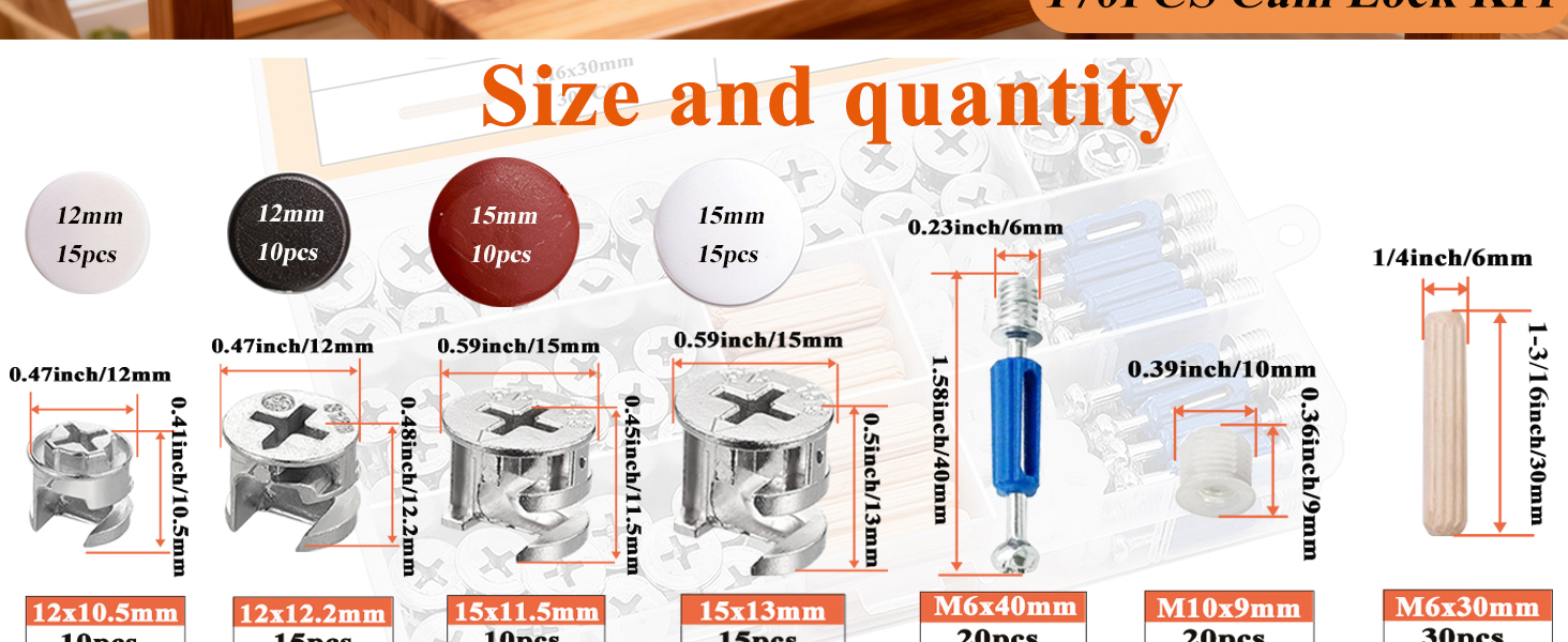 Cam Locks for Furniture