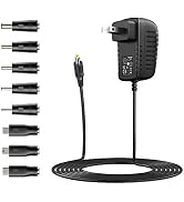 Basicvolt 5V 3A AC Adapter Universal DC Power Supply 5Volt 3A 2.5A 2A 1.5A 1A 500ma 300ma for TV ...