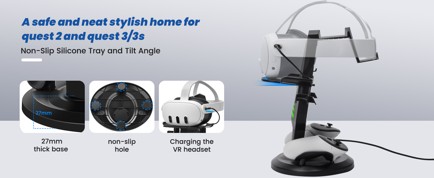 VR Charging Stand for Quest 3