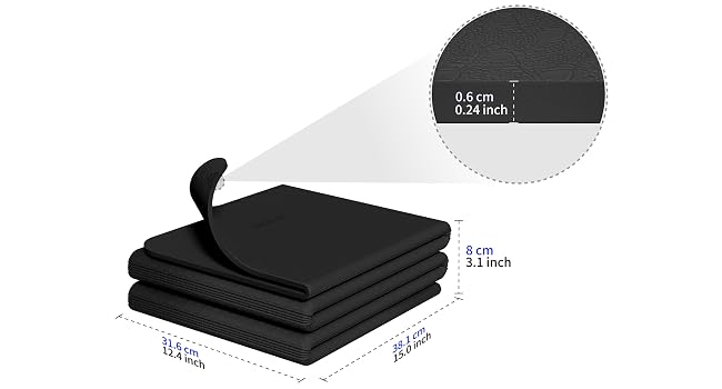 foldable yoga mat