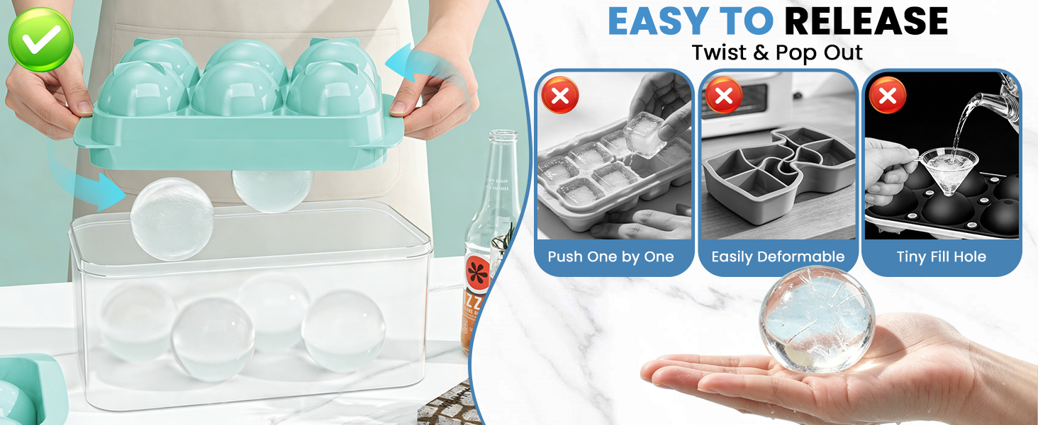 This all-in-one kit replaces freezer clutter with a streamlined ice-making system