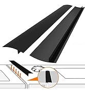 Kitchen Stove Counter Gap Cover (2 Pack) Silicone Gap Cover with Heat Resistant Wide & Long Gap F...