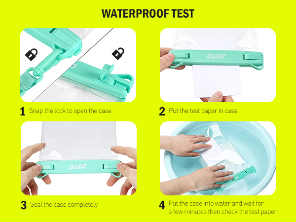 Waterproof test