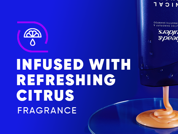 Enjoy a refreshing citrus scent while keeping your scalp healthy and clean.