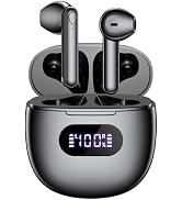 Wireless Earbuds, Bluetooth Headphones V5.3 Earphones, 48H Playtime LED Power Display & Wireless ...