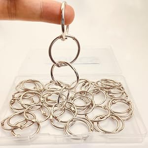 flash card rings index card rings book paper binding clip rings loose leaf binder rings