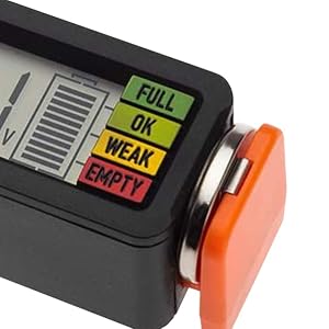 lacrosse, la crosse, 911-65557-INT, battery tester, digital, voltage, AAA, AA, lithium, batteries