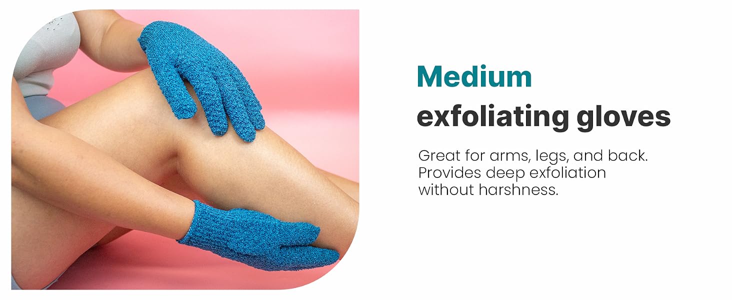exfoliating glove exfoliate gloves shower bath for exfoliation women men exfoliant wash body