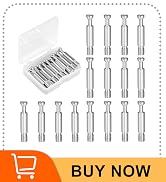 16Pcs 35mm Furniture Connecting Fittings, Galvanized Iron Thread Bolts Dowels Screws, 6mm Thread ...