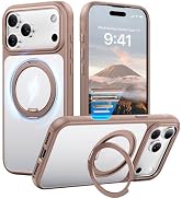 iPhone 17 Pro Max Case with Stand for Women/Men, Strong Magnetic for iPhone 17 Pro Max Cases Comp...