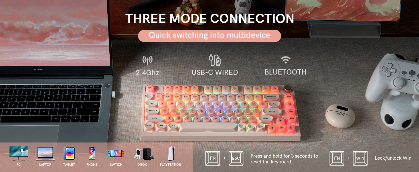 wireless gaming keyboard