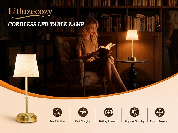 Litluzecozy Cordless Lamp - M