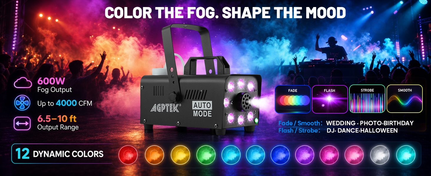 Color the fog, shape the mood