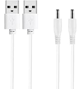 AZJCKEW 2-Pack Charger Cable Compatible with NuFace Mini Facial Device Fairywill FW-917 Electric ...