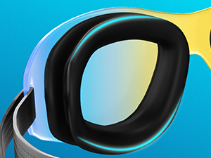 Polarized Swimming Goggles Swim Pool Goggles Anti Fog Anti UV No Leakage Clear Vision for Men Women