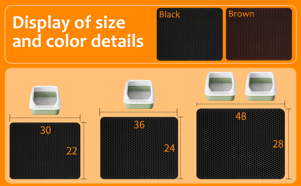cat litter mat