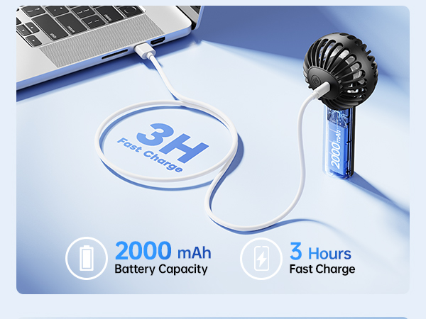 portable mini fan rechargeable