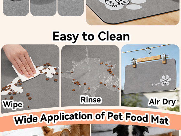 cat feeding mat