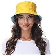 Women Reversible Bucket Hat Summer Beach hat Outdoor Cap