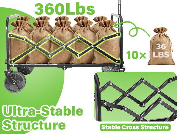 foldable wagon carts