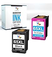 CMYi 65XL Replacement Ink Cartridges Combo Pack for HP AMP 100, 101, 105, 120, 125, 130, DeskJet ...