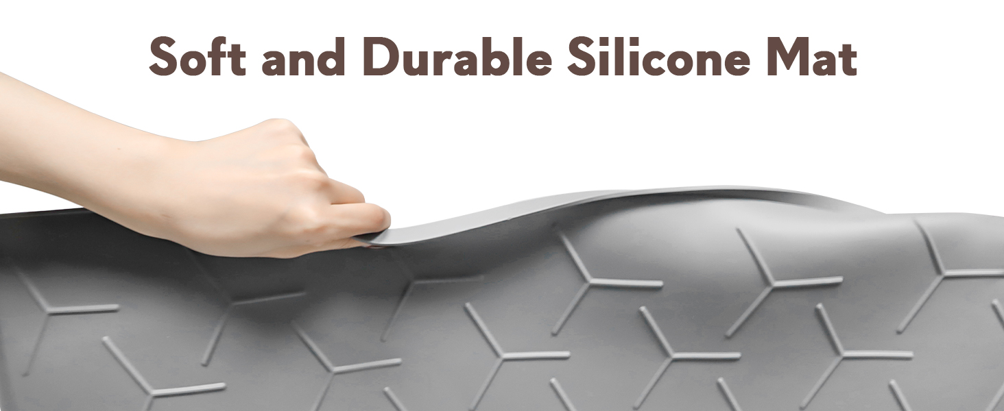 silicone cat litter mat