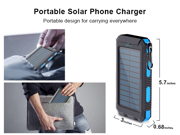 waterproof solar charger,power cell solar phone charger,battery pack charger portable,