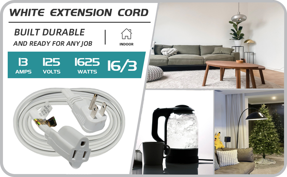 Black extension cord