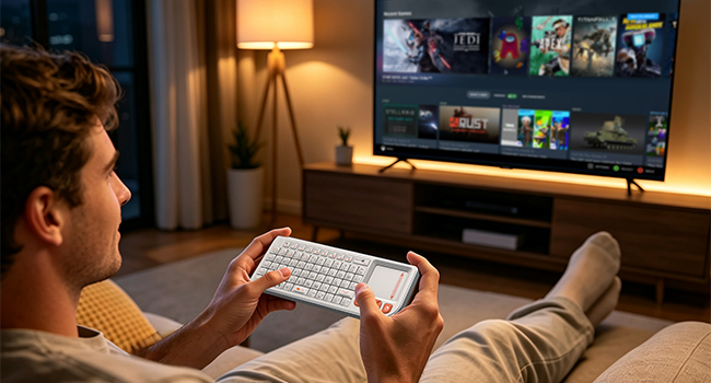 Mini Keyboard with Touchpad