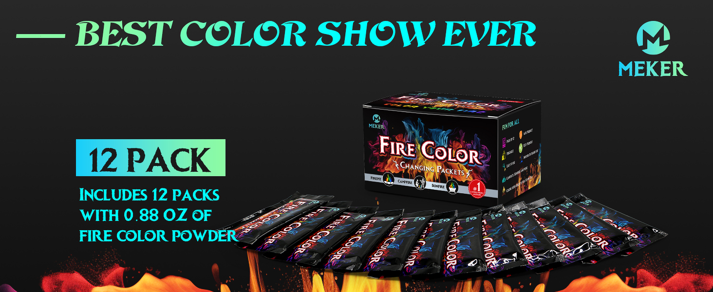 Fire Color Changing Packets