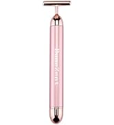 BumeZent Beauty Bar 24k Golden Pulse Facial Massager, T-Shape Electric Sign Face Massage Tools fo...