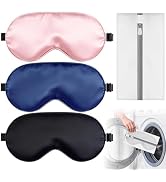 Sleep Mask, Eye Mask for Sleeping with Adjustable Strap, Blackout Lightweight Blindfold for Women...