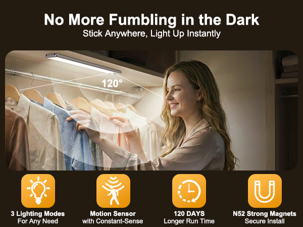 no more fumbling in the dark