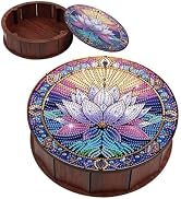 DIY Diamond Painting Fruit Bowl Storage Box, Lotus Water Diamond Decorated Tray Handicraft Set, f...