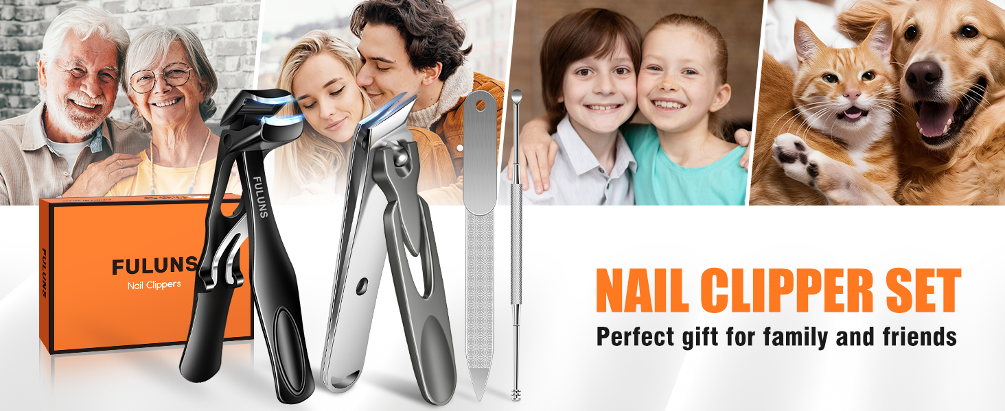 Slanted Ingrown Nail Clippers for Thick Nails for Seniors Angled Head Large Toe Nail Clippers